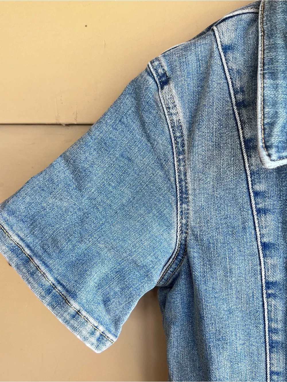 Free People We The Free Jayde Jumpsuit Size M Classic Boho Denim